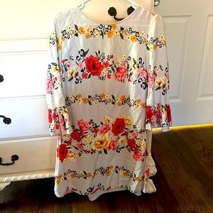 Flower dress short